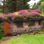 In the Findhorn garden, Scotland