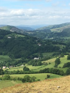 From Castle Hill, llangollen