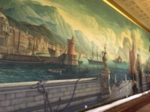 Mural at Plas Newydd